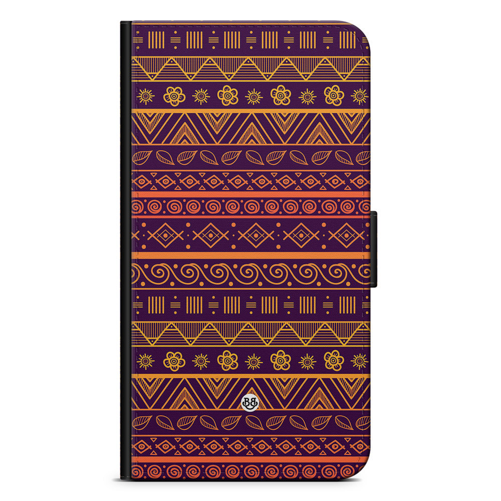 Motorola Moto E40 Wallet Case - Tribal Pattern