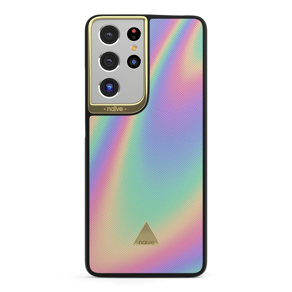 Naive Samsung Galaxy S21 Ultra Case - Rainbow