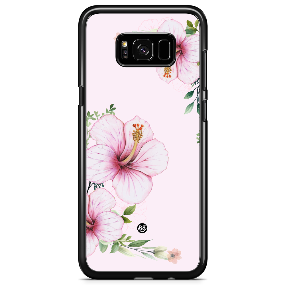 Samsung Galaxy S8 Plus Case - WILD BLOOM - Soft Hibiscus