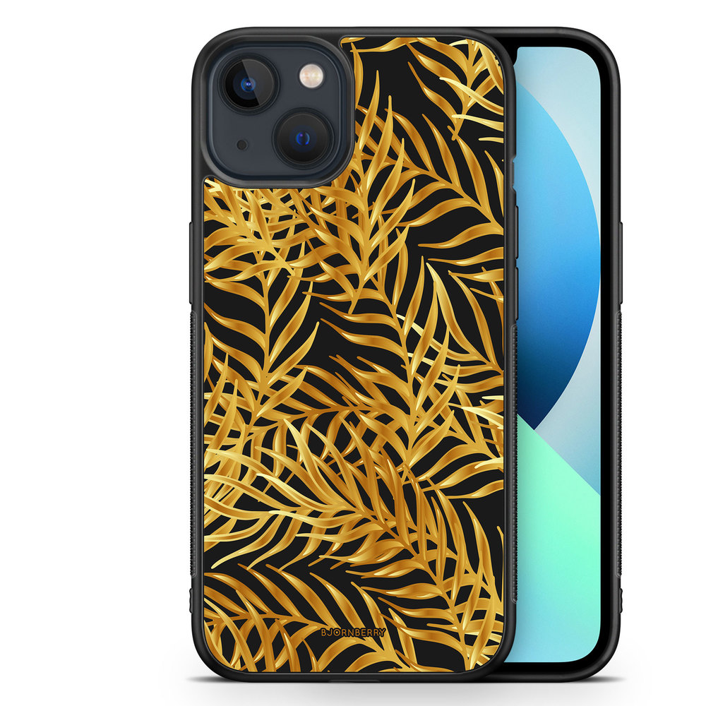 iPhone 13 Mini Case - Gold Palm