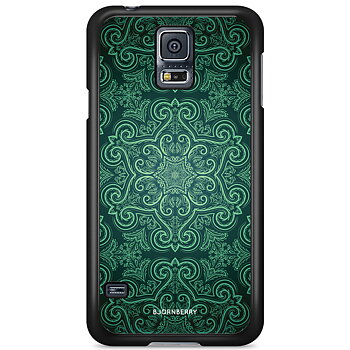 Samsung Galaxy S5/S5 NEO Skal - Grön Retromönster