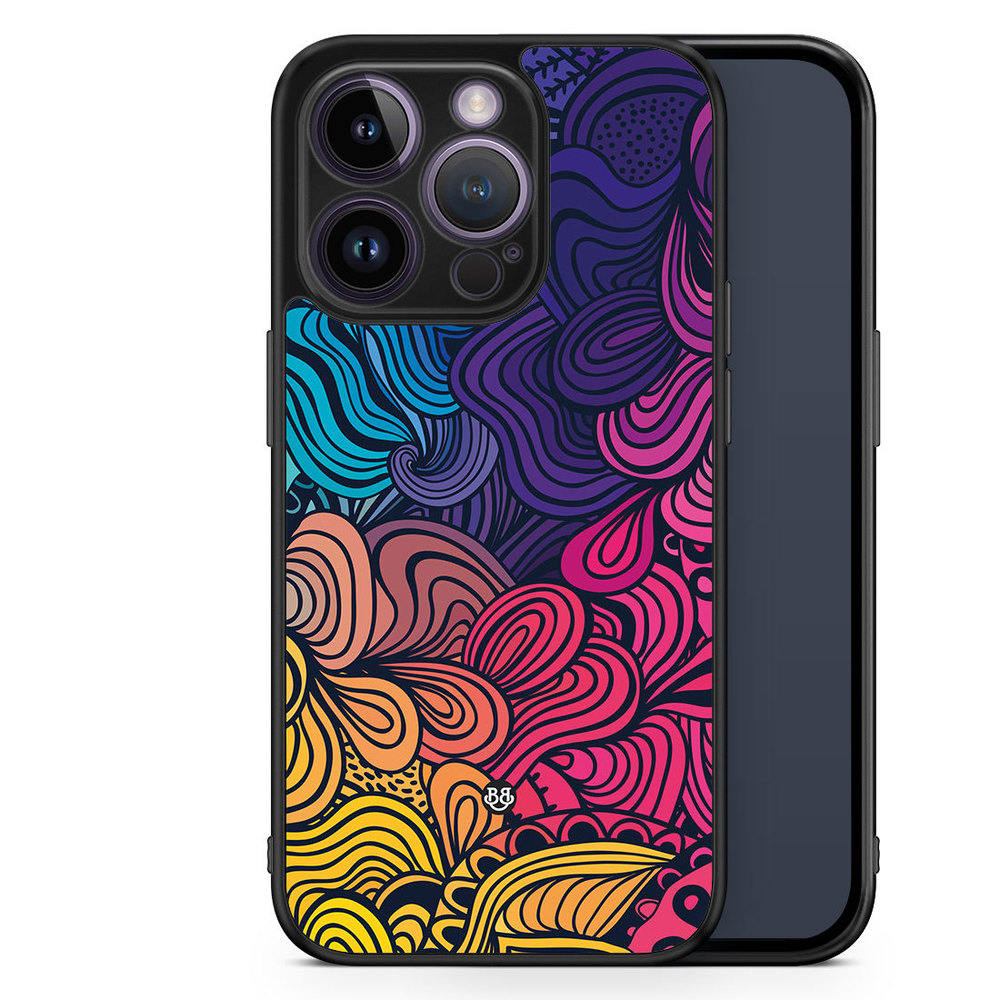 iPhone 14 Pro Case - Retro Flowers