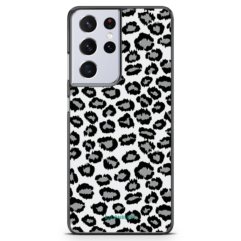 Samsung Galaxy S21 Ultra Case - Gray Leopard