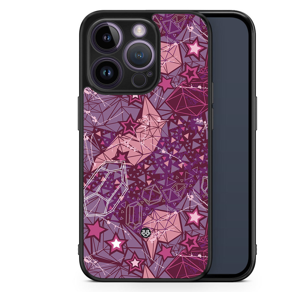 iPhone 14 Pro Case - Purple Stars