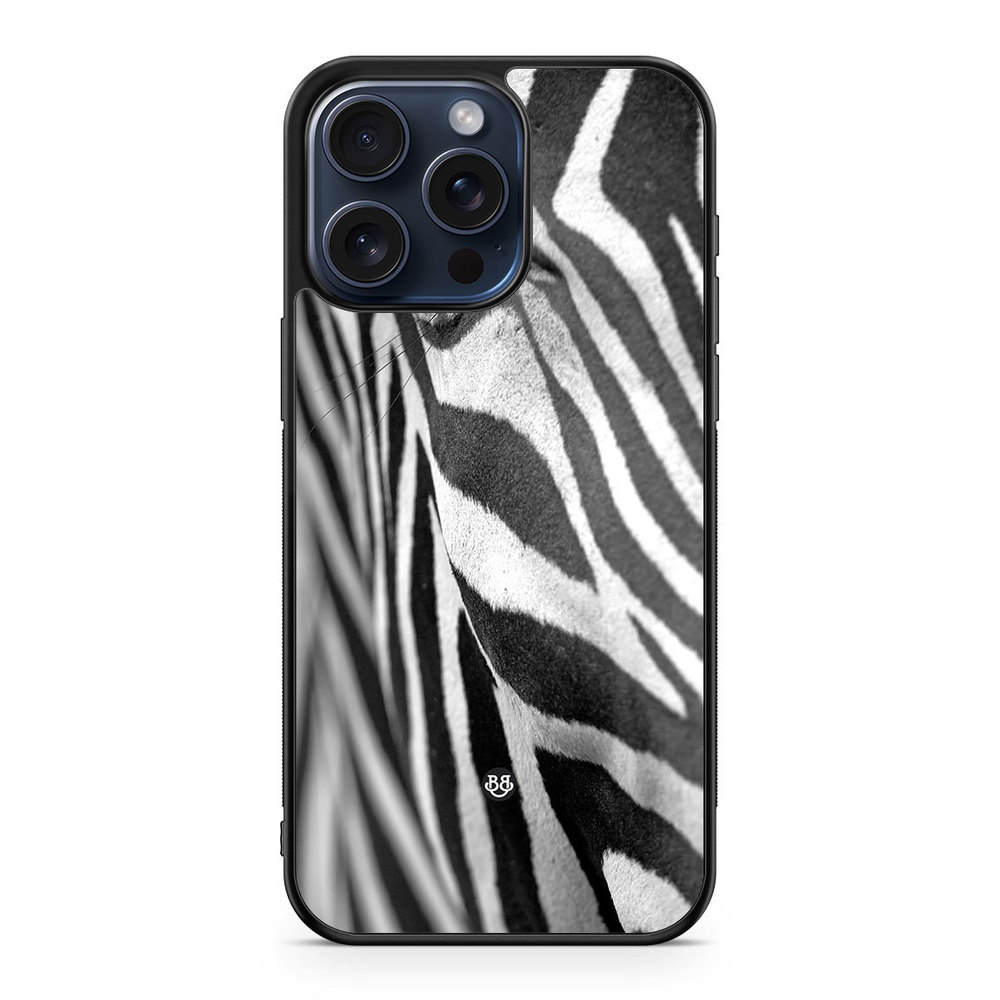iPhone 15 Pro Max Case - Zebra Eye