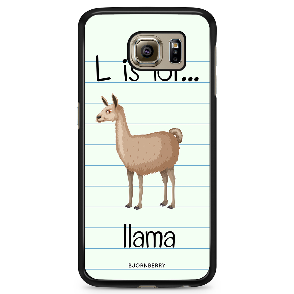 Samsung Galaxy S6 Case - L Is For Llama