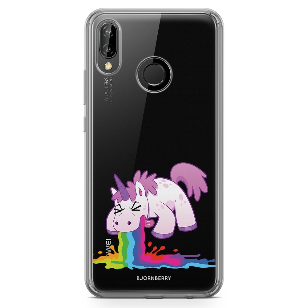 Huawei P20 Lite Fashion Case - Puking Unicorn