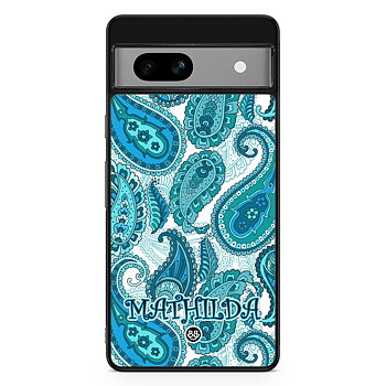Google Pixel 7a Custom Case - Paisley Name