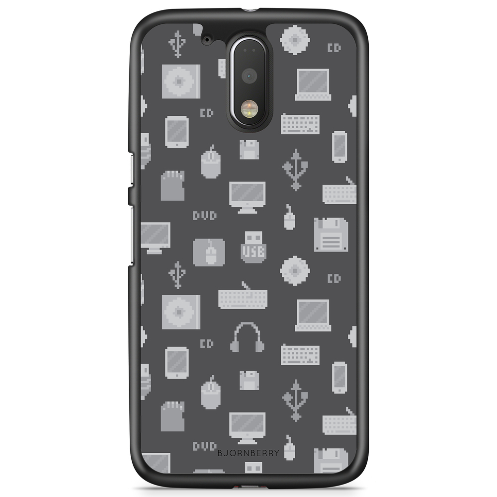 Moto G4/G4 Plus Case - Pixel Art Computer
