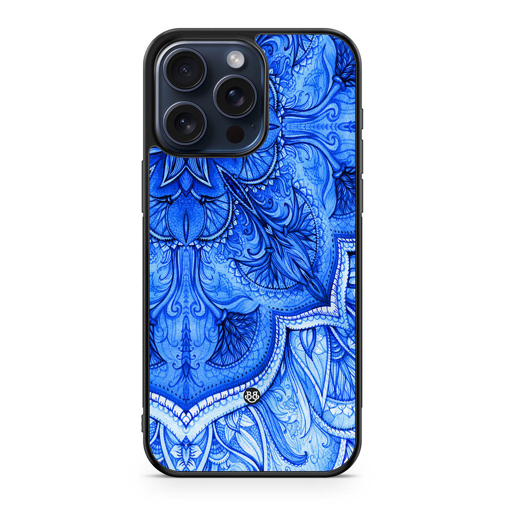 iPhone 15 Pro Max Case - Blue Vintage