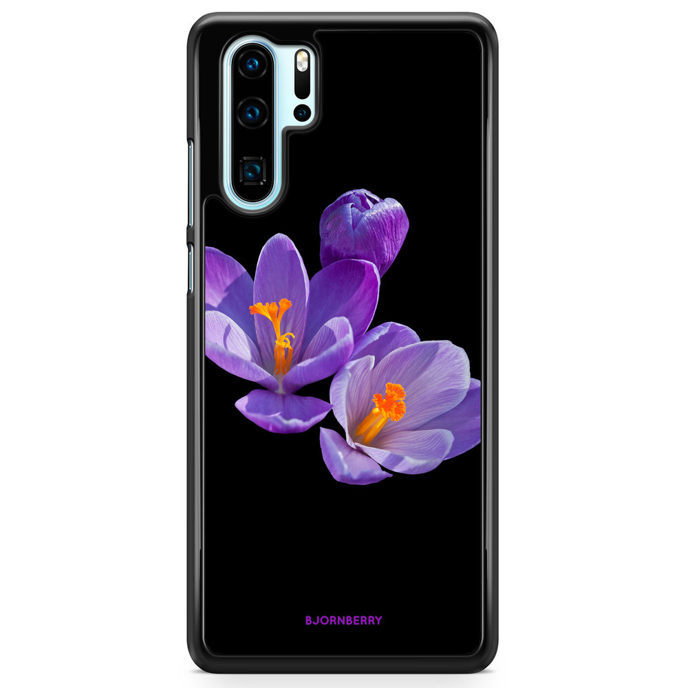 Huawei P30 Pro Case - Purple Flowers