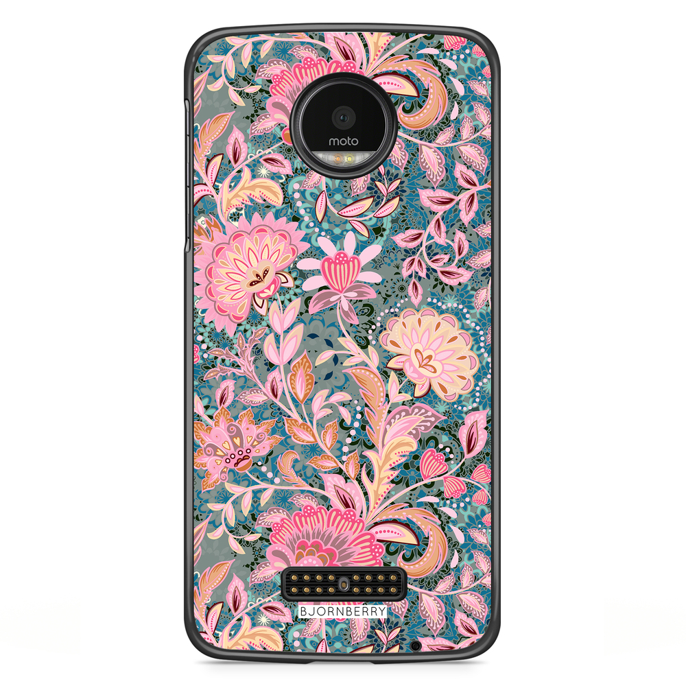 Moto Z2 Play Case - Fantasy Flowers