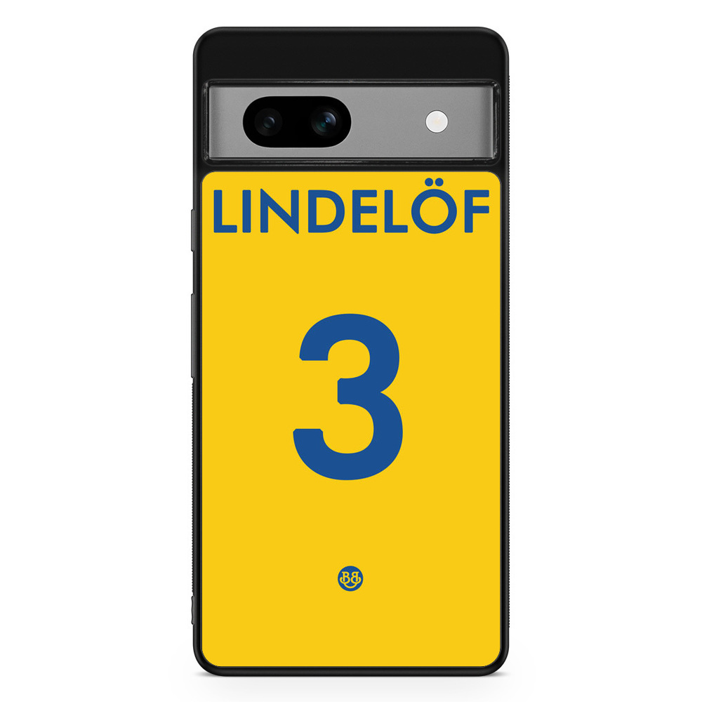 Google Pixel 7a Custom Case - Sverige Namn/Nummer