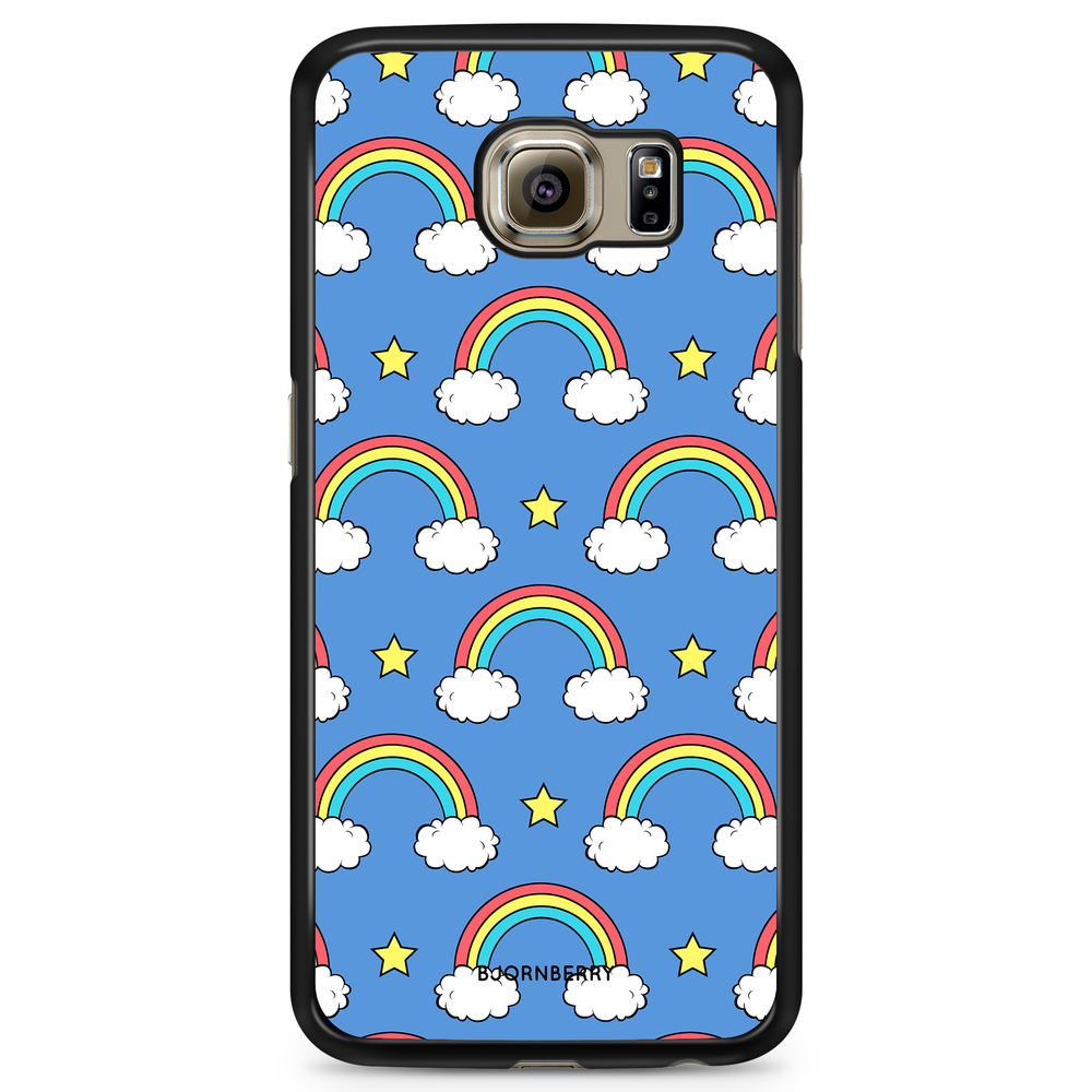 Samsung Galaxy S6 Edge Case - Rainbow Pattern