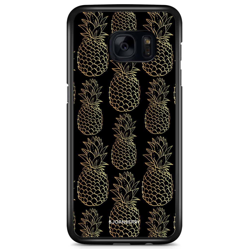 Samsung Galaxy S7 Case - Gold Pineapples