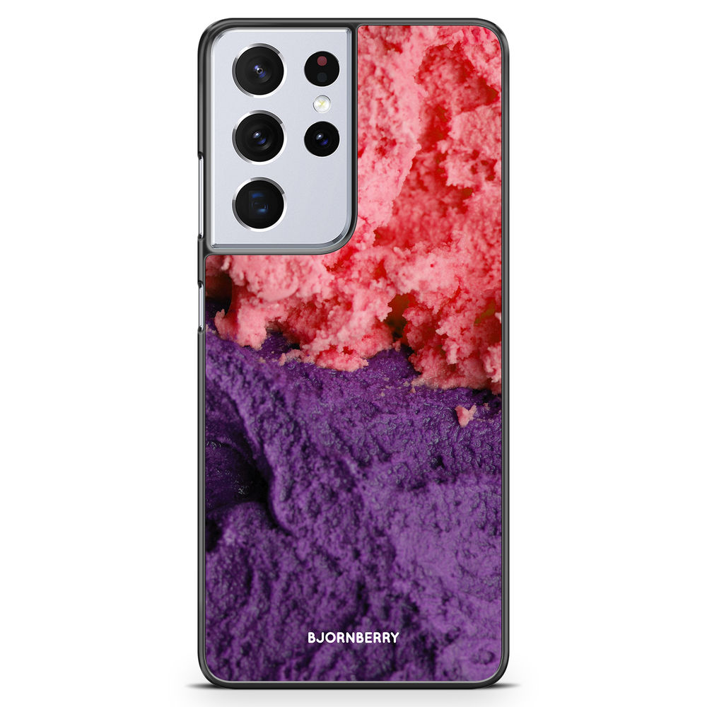 Samsung Galaxy S21 Ultra Case - Icecream Pink/Purple