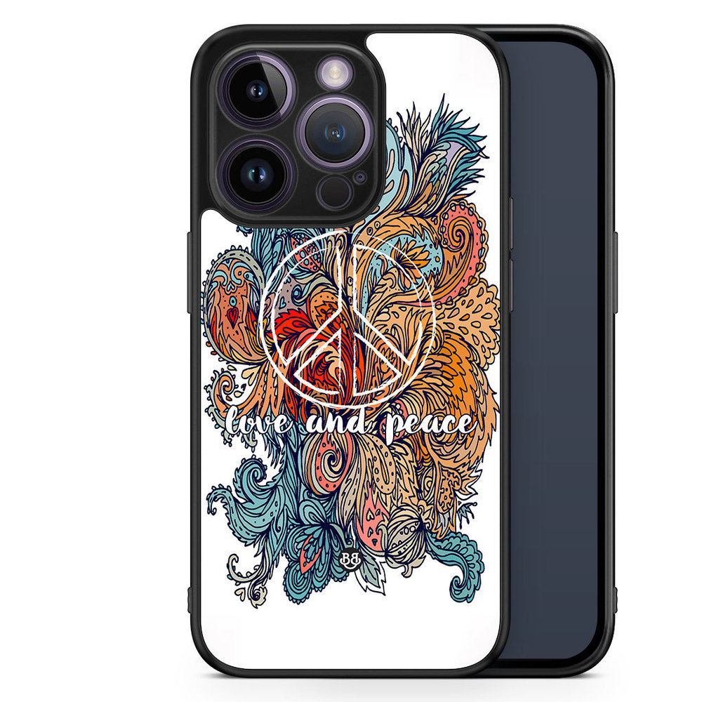 iPhone 14 Pro Case - Love and peace