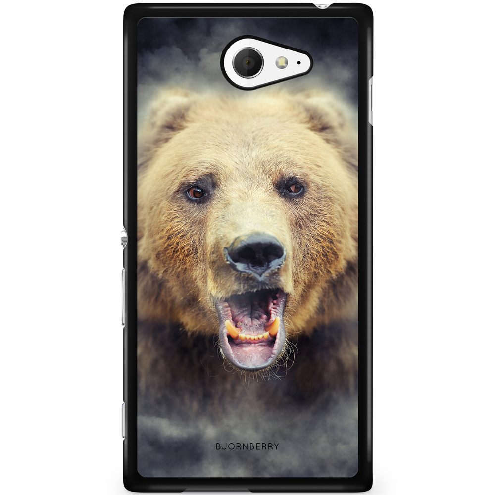 Sony Xperia M2 Aqua Case - Angry Bear