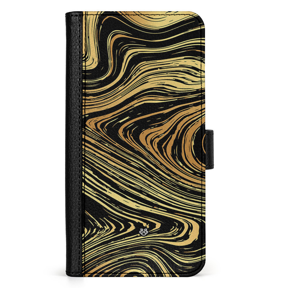 Doro 8050 Wallet Case - Gold Marble