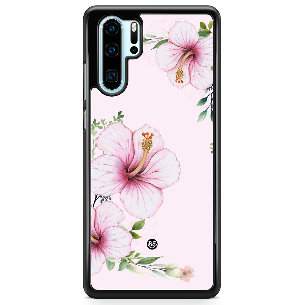 Huawei P30 Pro Case - WILD BLOOM - Soft Hibiscus