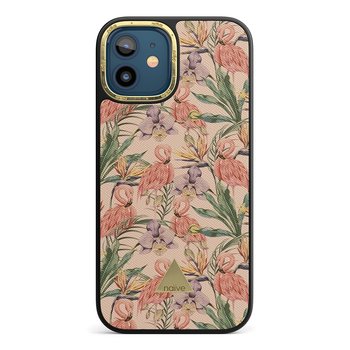 Naive iPhone 12 Mini Skal - Flamingos & Flowers