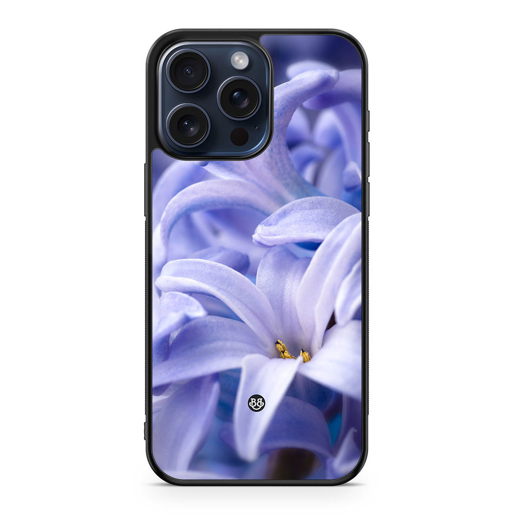iPhone 15 Pro Max Case - Blue Flower