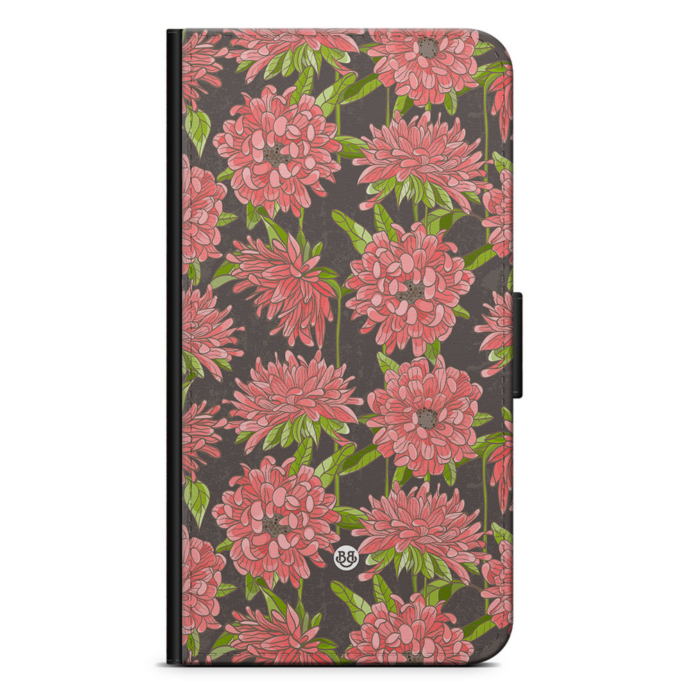 Motorola Moto E40 Wallet Case - Floral Pattern