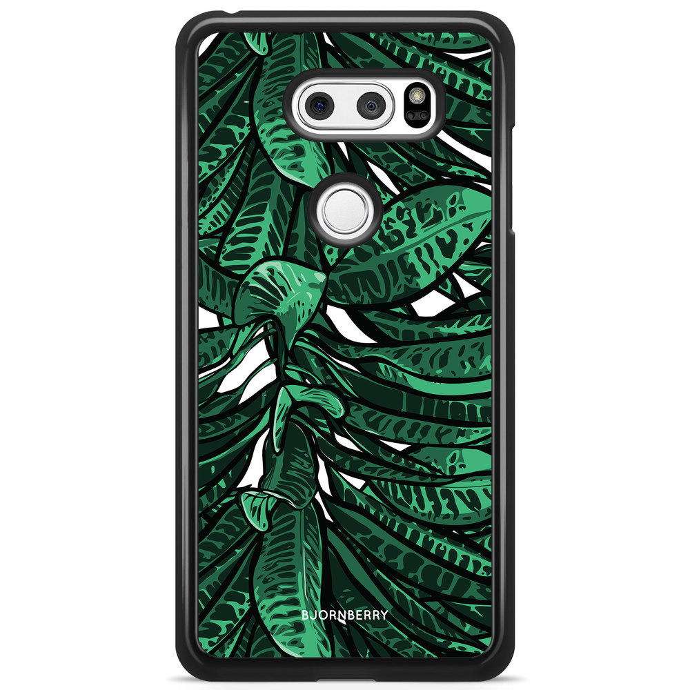 LG V30 Case - Tropical Leaves