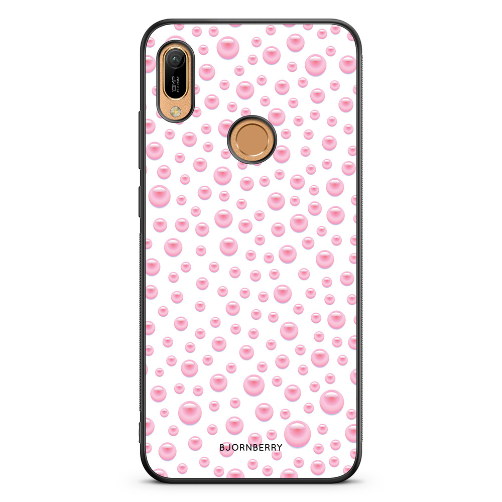 Huawei Y6 2019 Case - Pink Pearls
