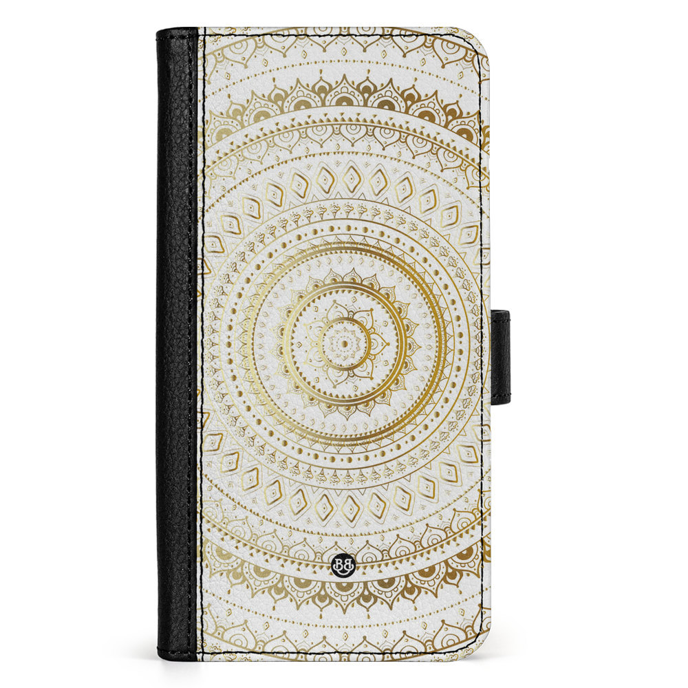 Doro 8050 Wallet Case - Gold Mandala