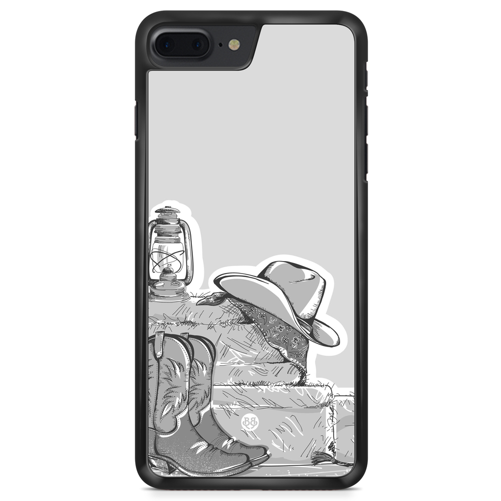 iPhone 8 Plus Case - Western Black/White