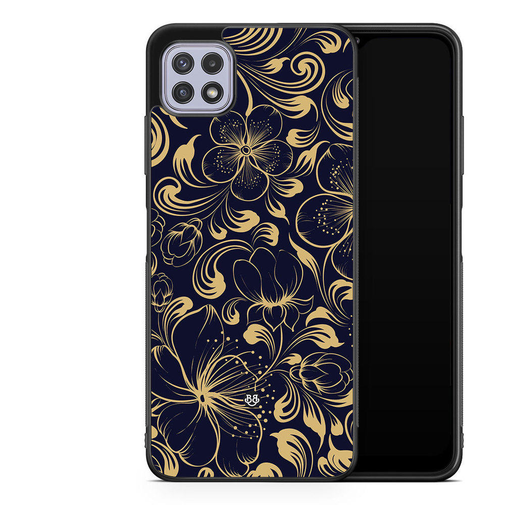 Samsung Galaxy A22 4G Case - Blue Flowers