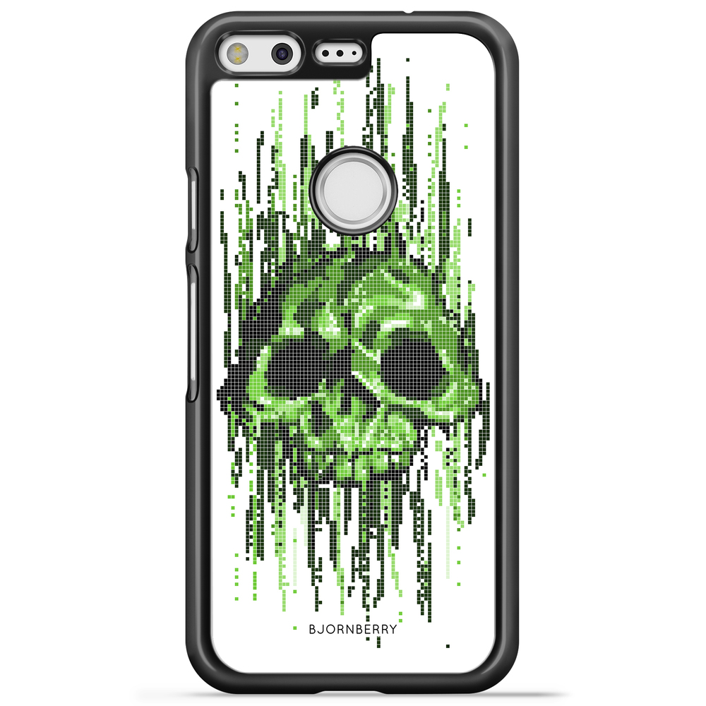 Google Pixel Case - Data Virus Skull