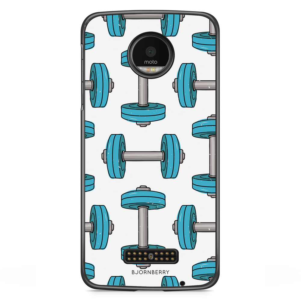 Moto Z2 Play Case - Dumbbells