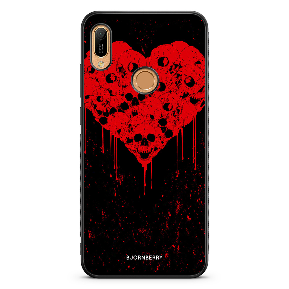 Huawei Y6 2019 Case - Skull Heart