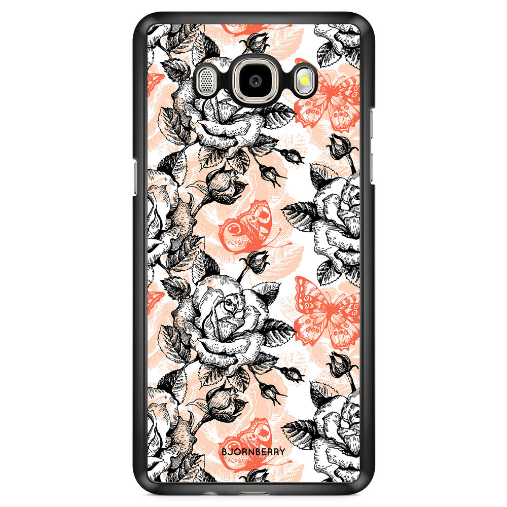 Samsung Galaxy J7 (2016) Case - Roses & Butterflies