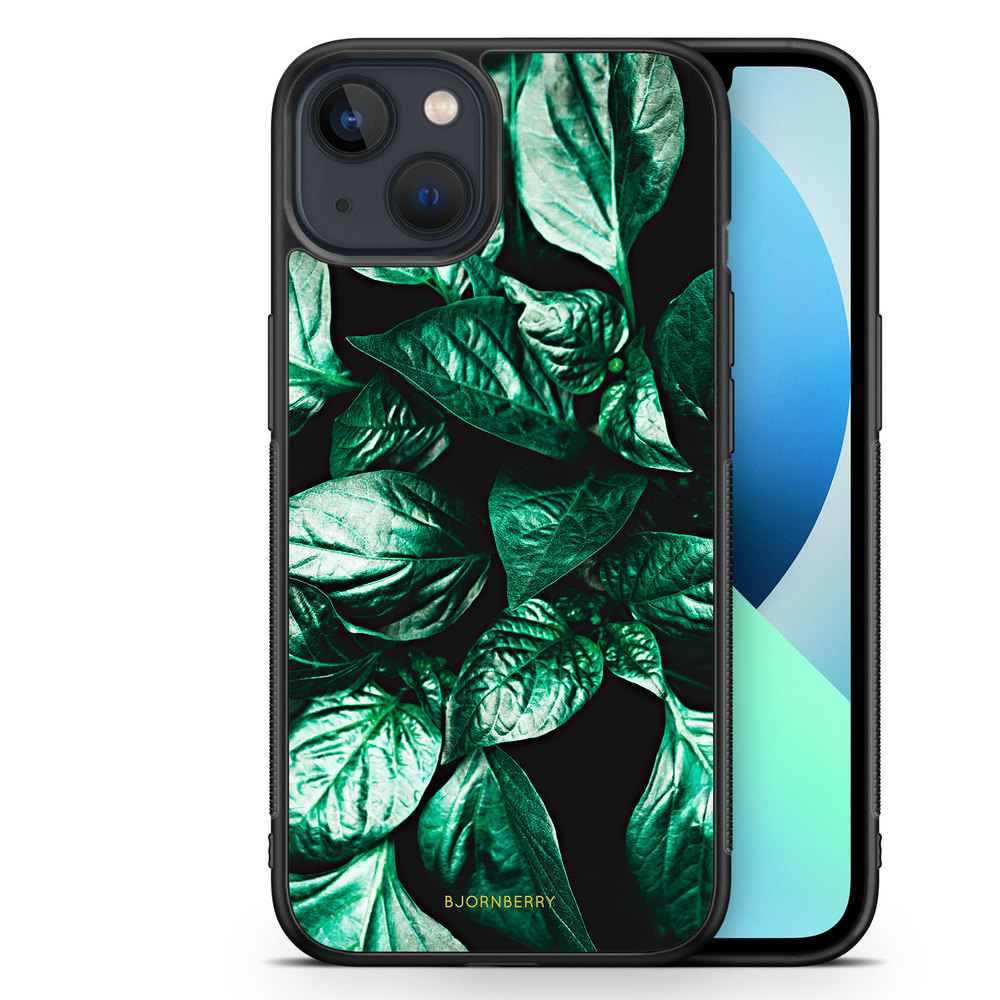 iPhone 13 Mini Case - Green Leaves