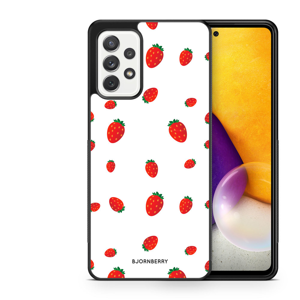 Samsung Galaxy A52/A52s 5G Case - Strawberry Pattern