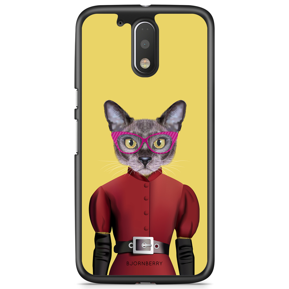 Moto G4/G4 Plus Case - Hipster Cat
