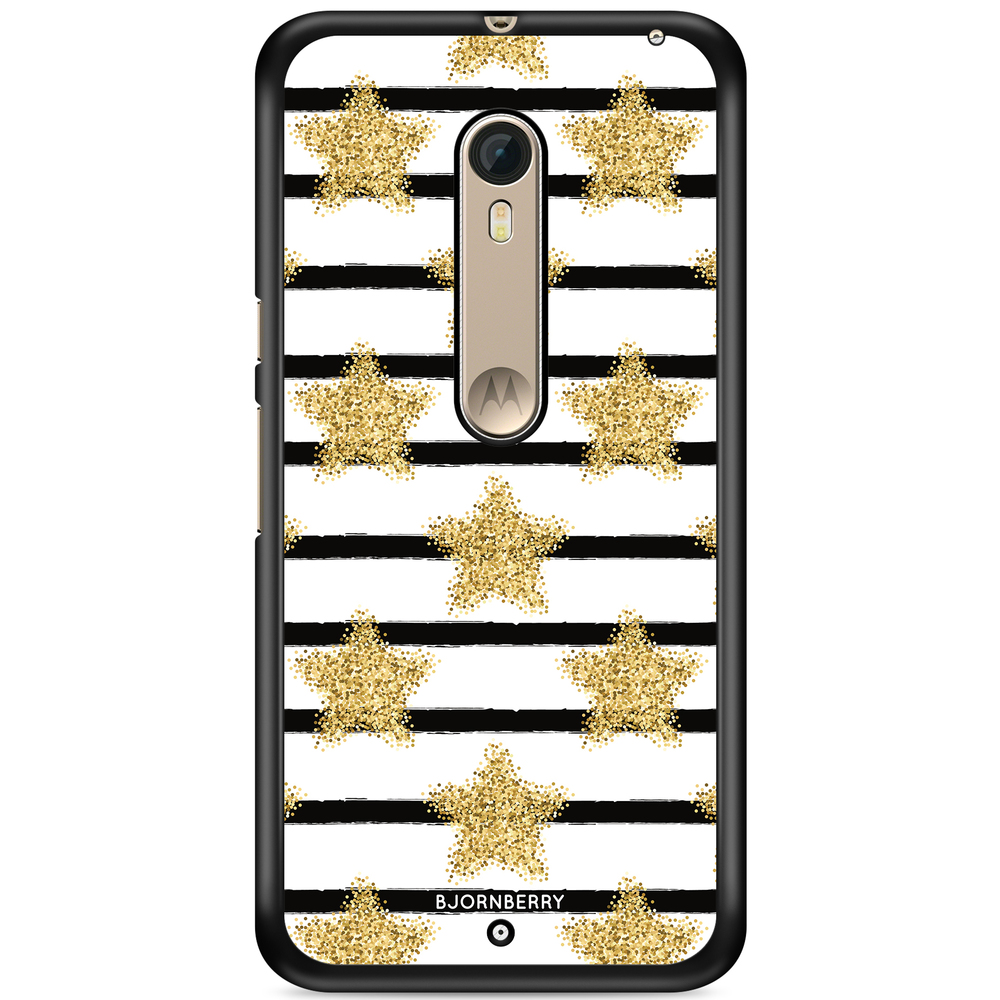 Moto X Style Case - Gold Stars