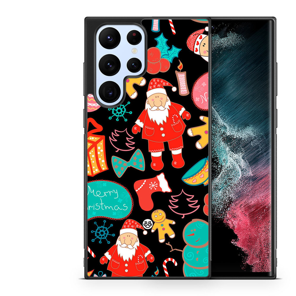 Samsung Galaxy S23 Ultra 5G Skal - Julmönster | Mobilskal & Mobilfodral BJORNBERRY