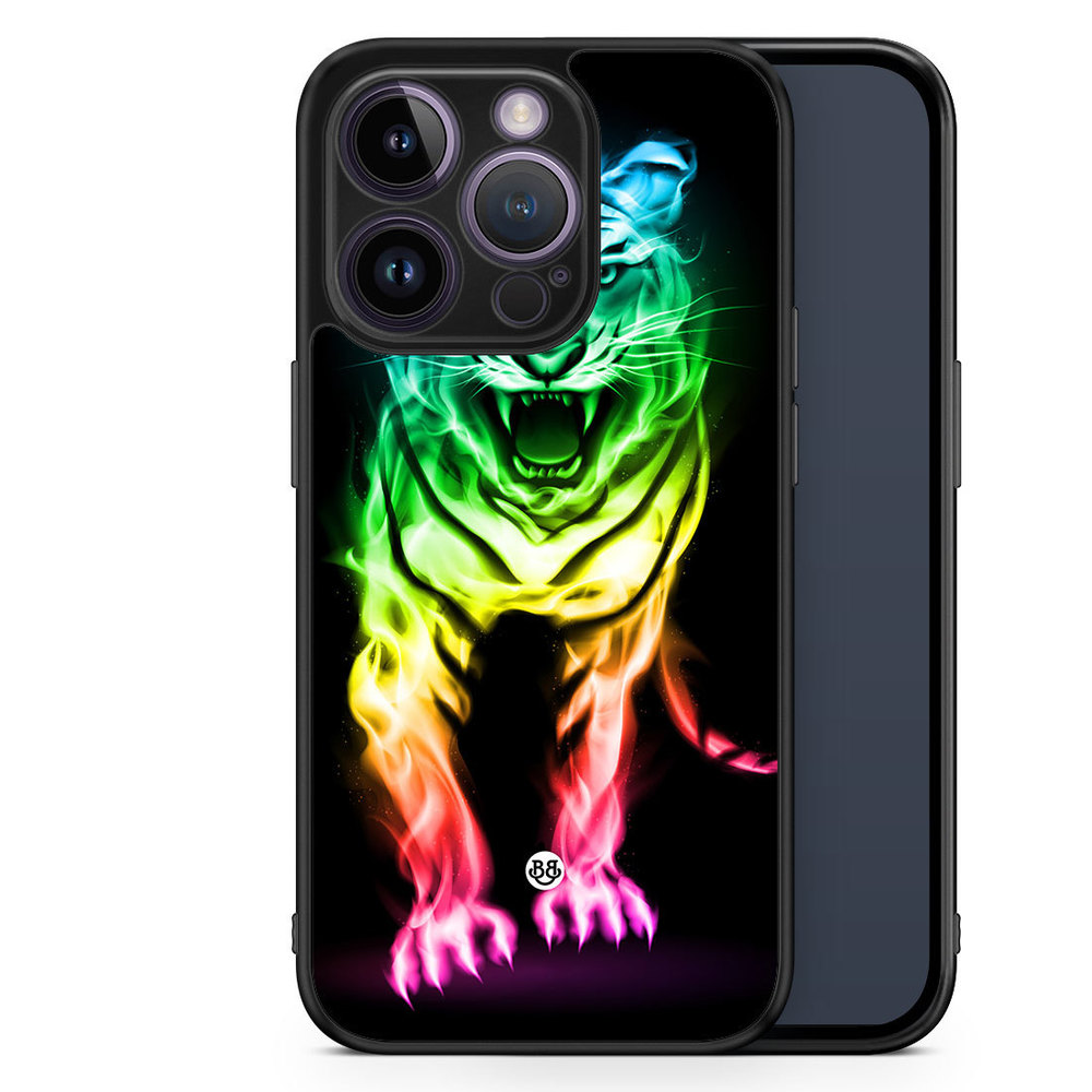 iPhone 14 Pro Case - Fire Tiger