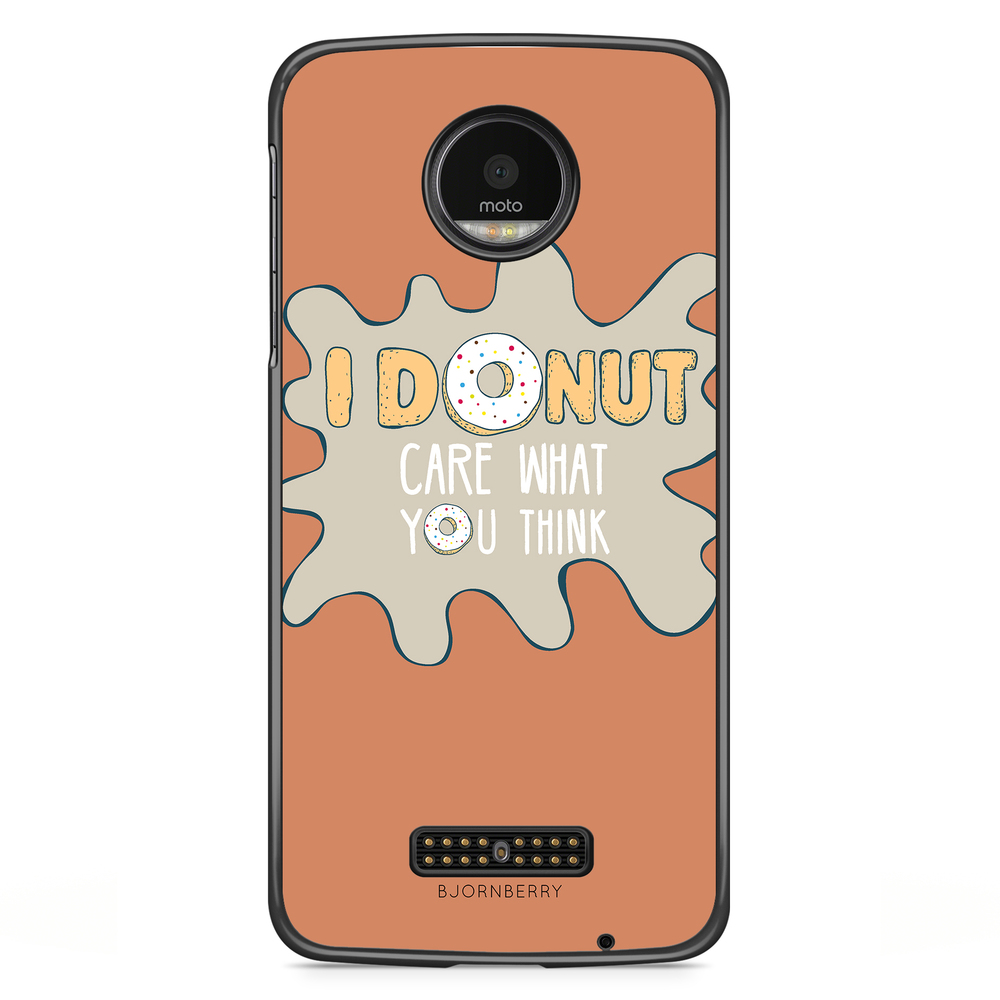 Moto Z2 Play Skal - I Donut Care