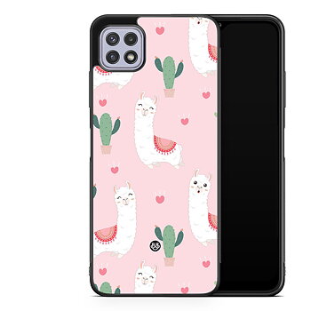 Samsung Galaxy A22 4G Case - Llama Pattern