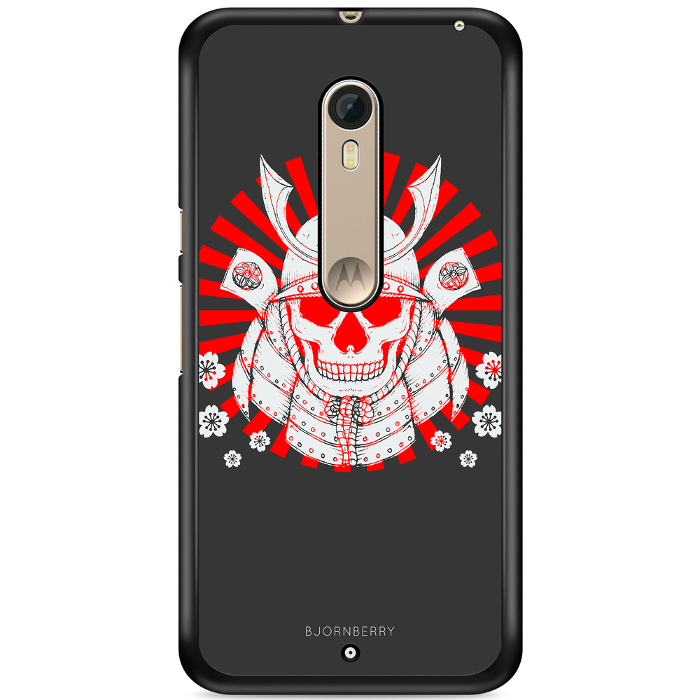 Moto X Style Case - Samurai Skull