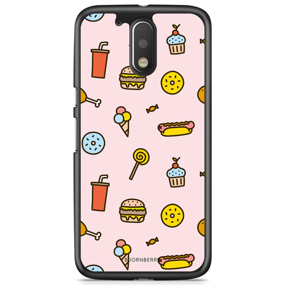 Moto G4/G4 Plus Case - Junk Food Pattern