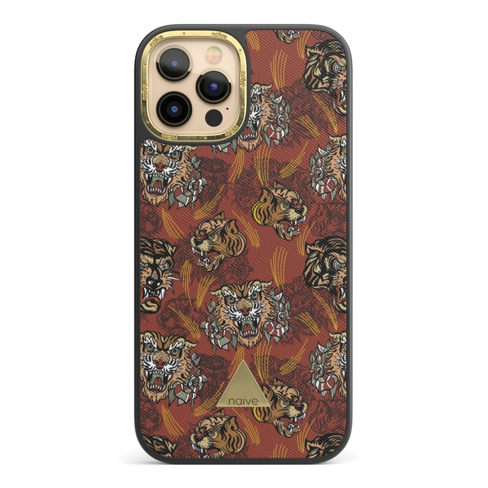 Naive iPhone 12 Pro Max Case - Tigers