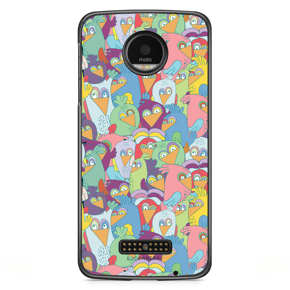 Moto Z2 Play Case - Cartoon Birds