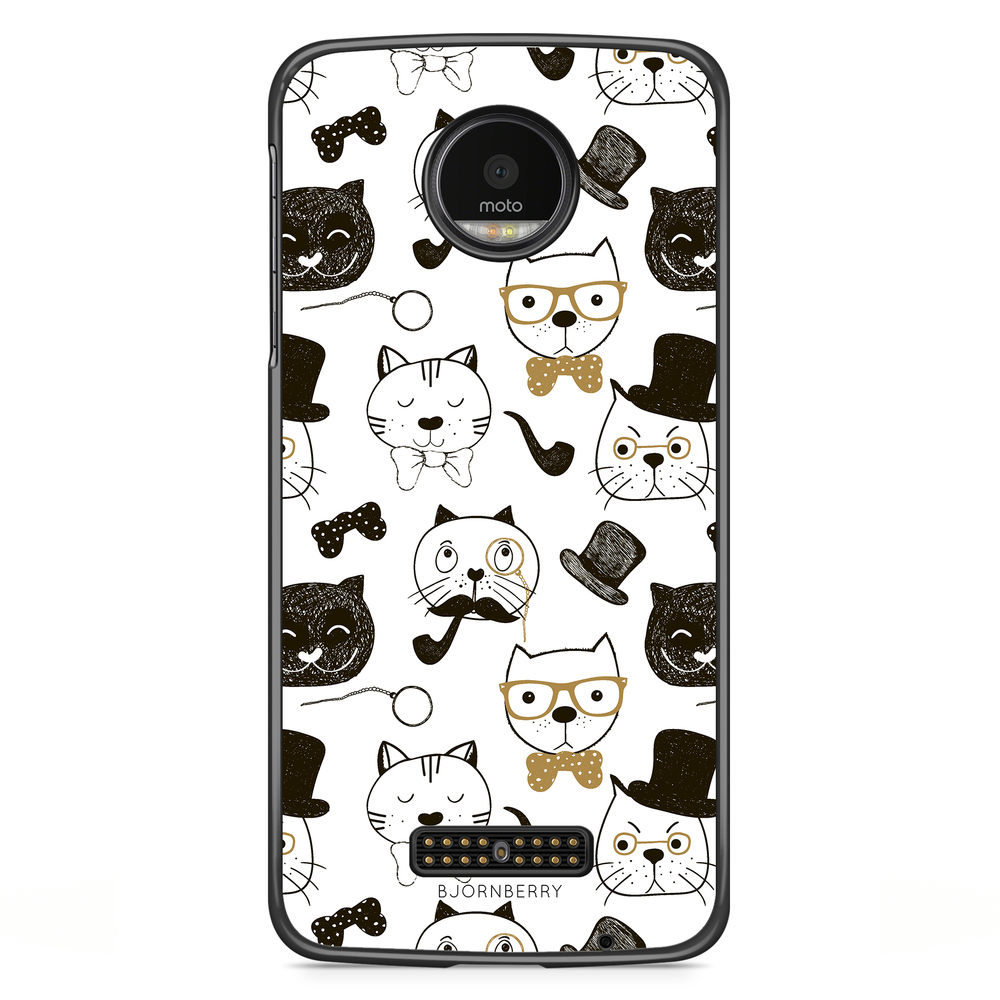 Moto Z2 Play Case - Cartoon Cats