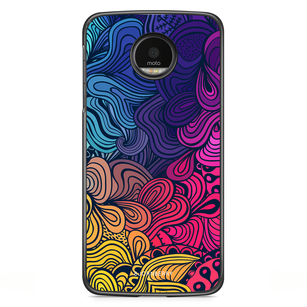Motorola Moto G5S Plus Case - Retro Flowers